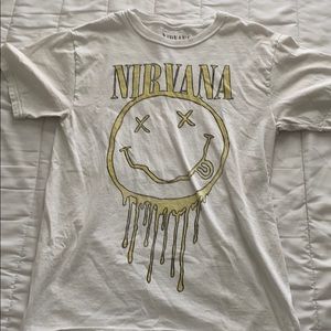 nirvana t-shirt 100% cotton